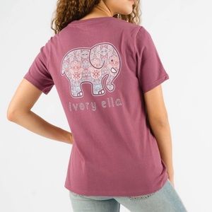 IVORY ELLA dusty lavender tee